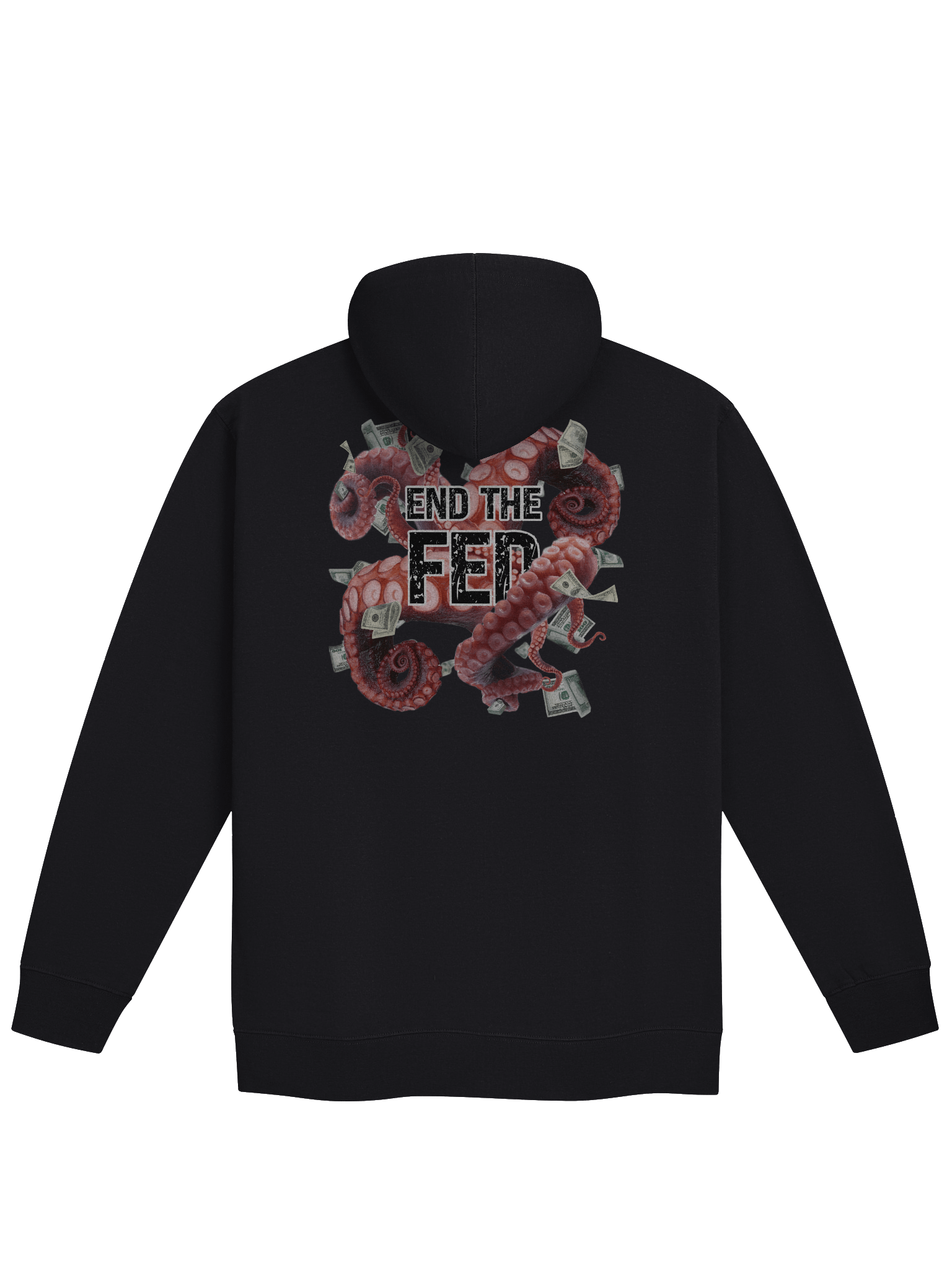 "End The FED" Zip Hoodie product image (2)