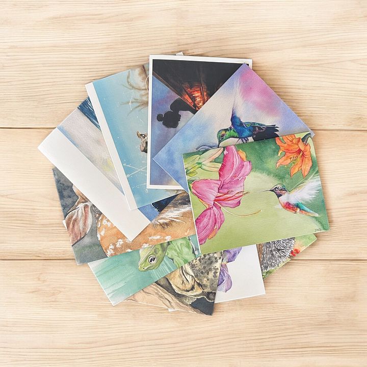 Complete Boxed Set of 10 LKI Art Greeting Cards product image (1)