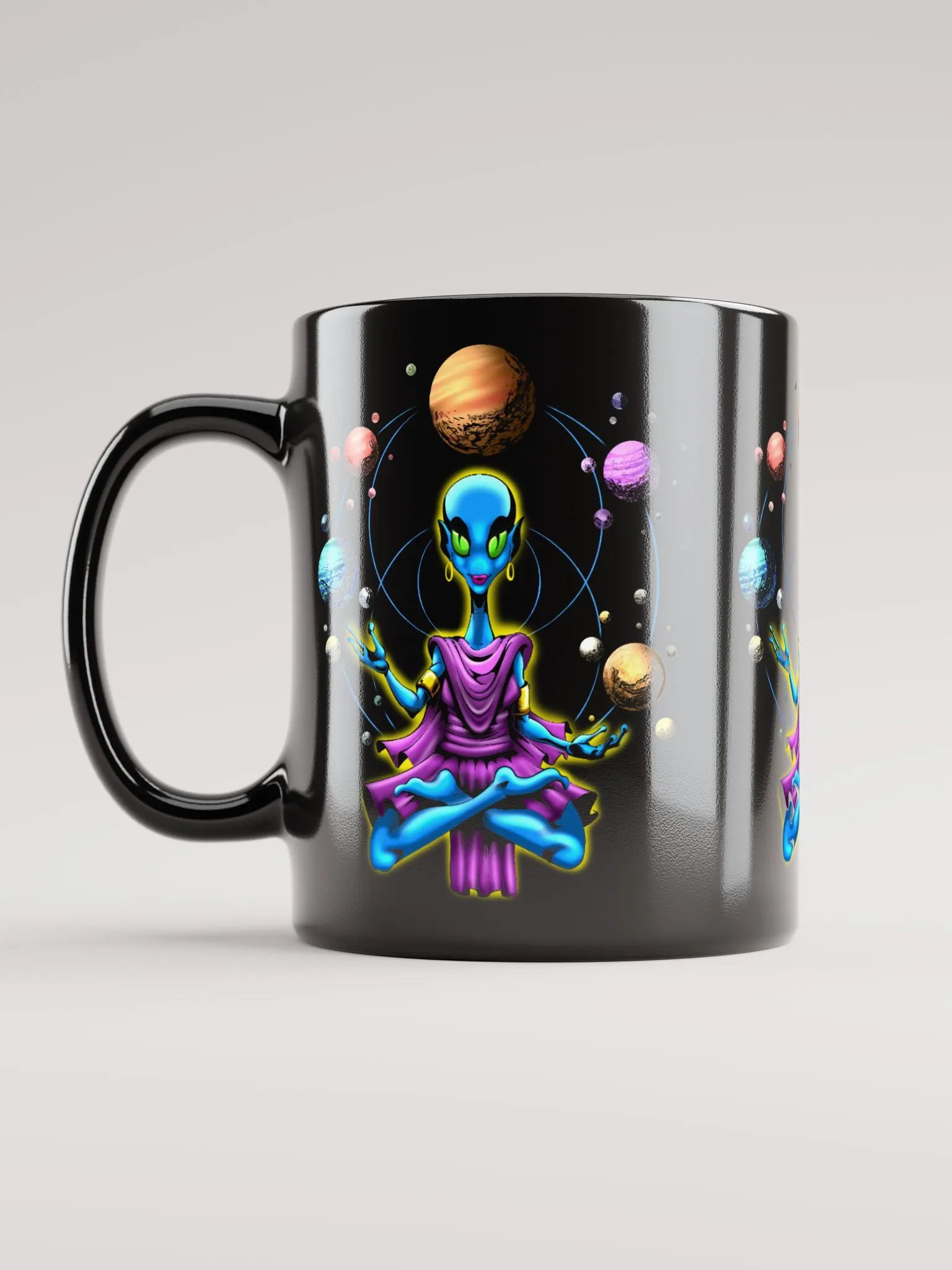 Meditating Alien - Coffee Mug product image (1)