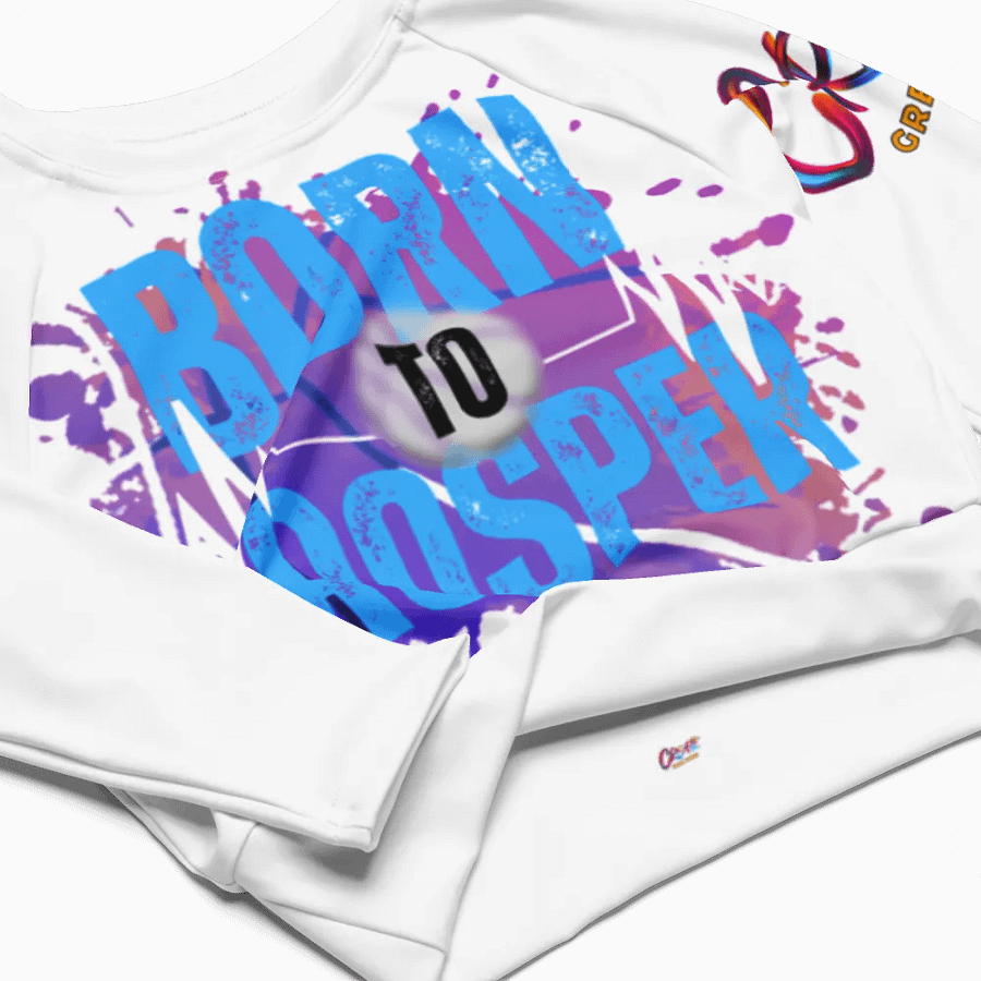 Born to Prosper Long Sleeve Crop Top product image (8)