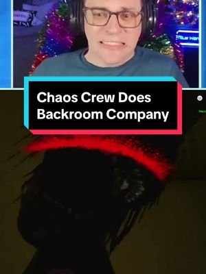Always a good time when the Chaos Crew plays a spooky game! #backroomcompany is a must play! #fyp #twitch #horror #gaming