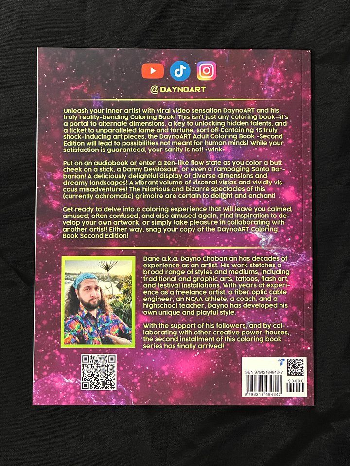 DaynoART Adult Coloring Book Second Edition product image (2)