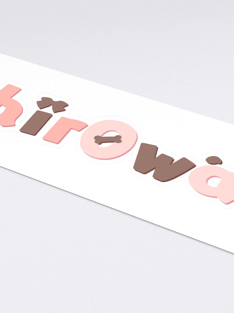 big ahh logo sticker product image (4)