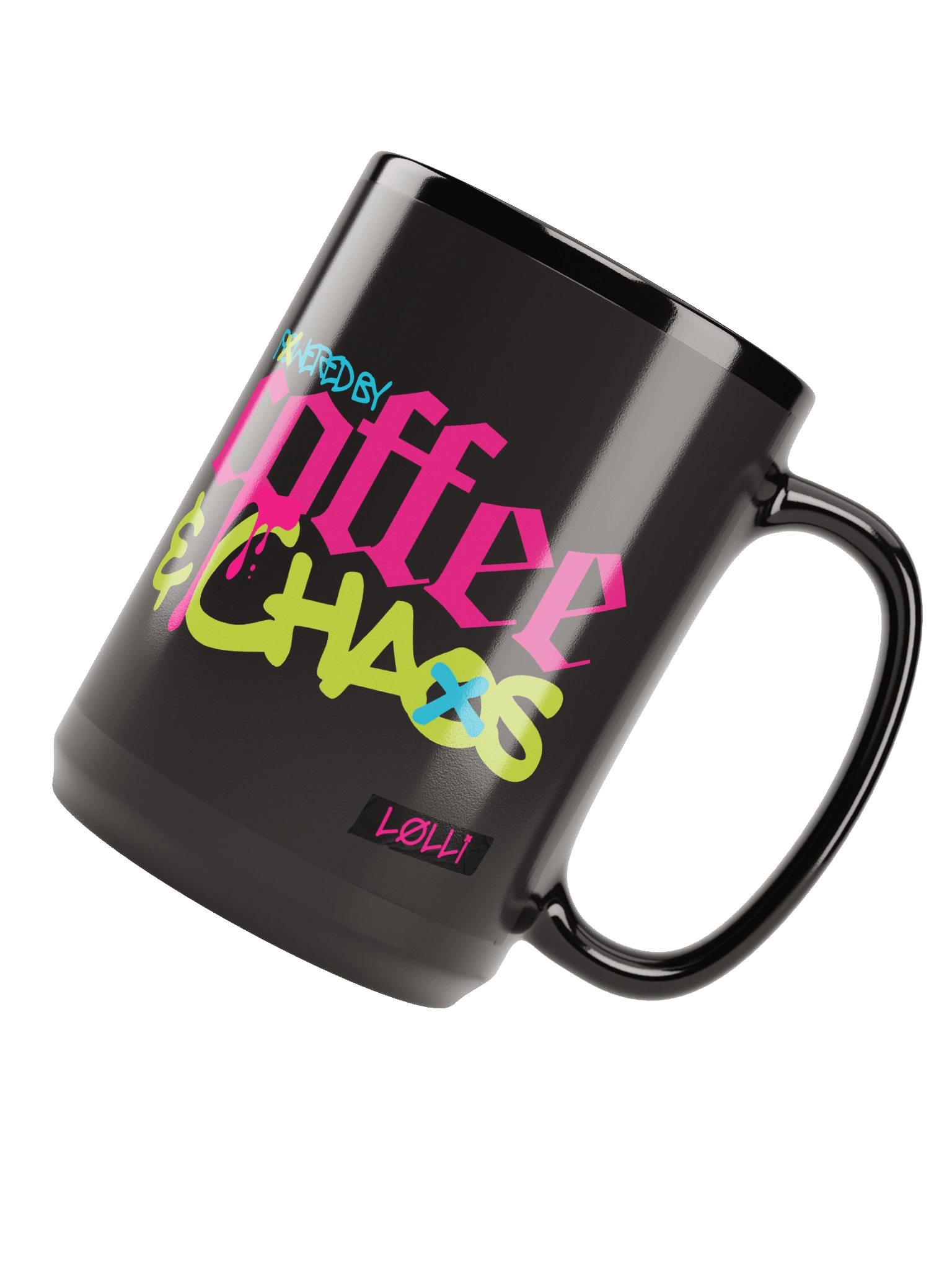 Powered by Coffee & Chaos Mug product image (4)