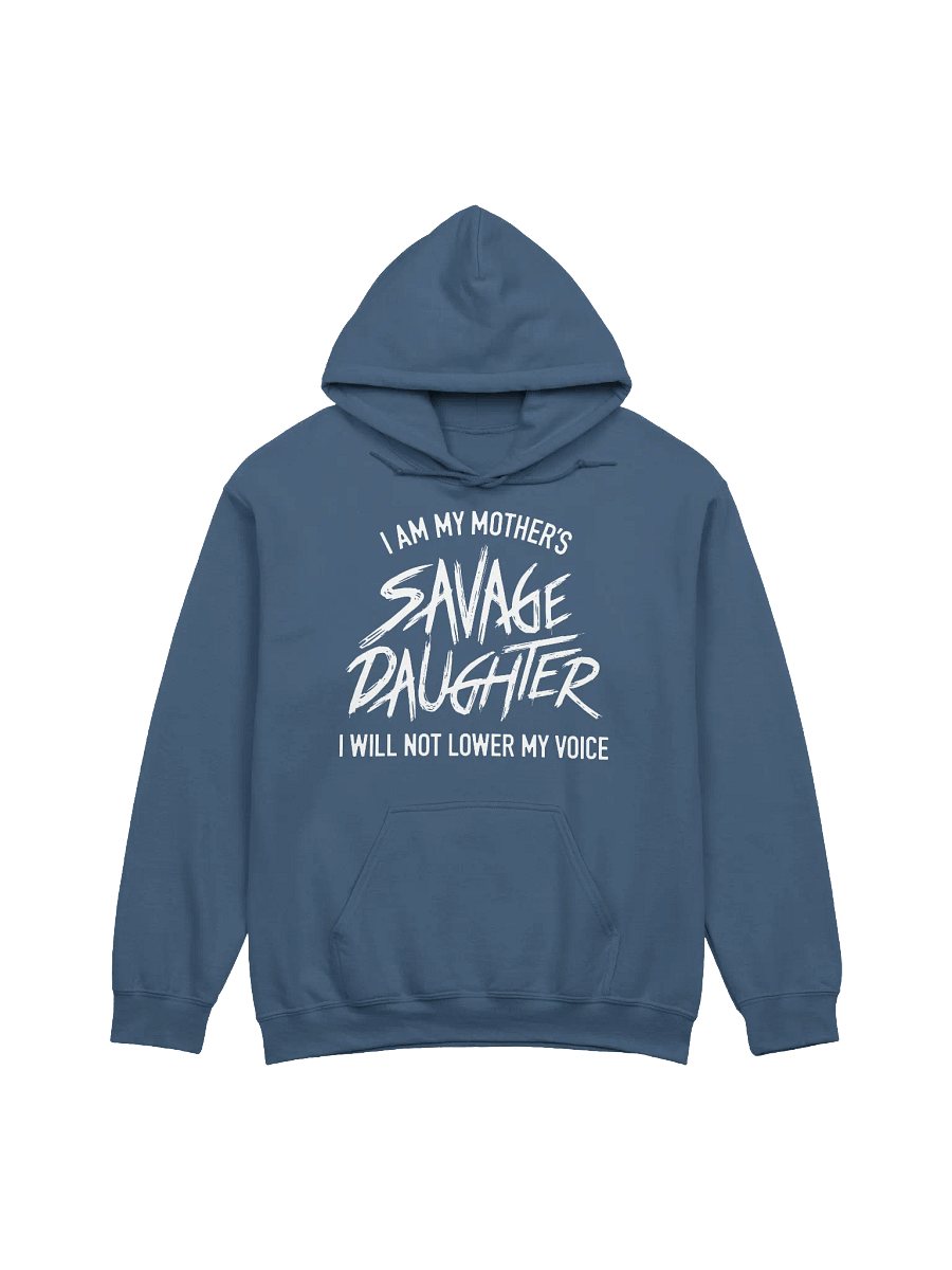 Savage Daughter Hoodie (white print) product image (2)