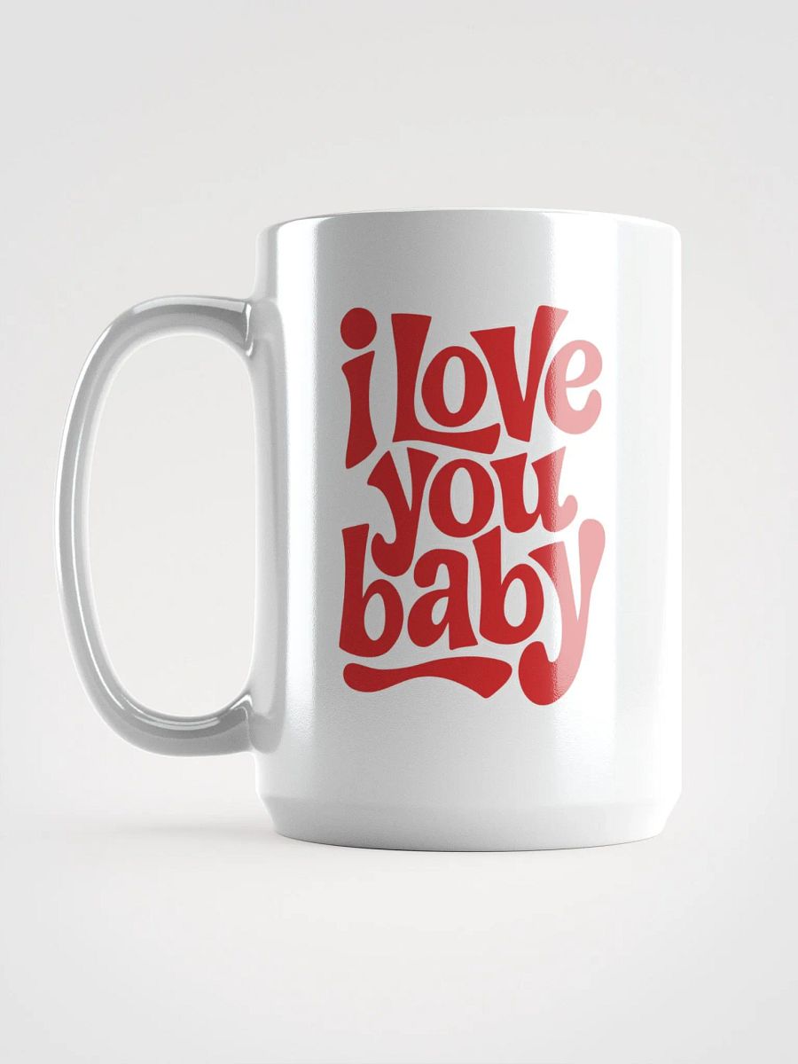 Bold Love Statement White Glossy Mug product image (6)