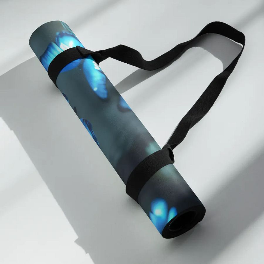 Luminescent Butterflies Yoga Mat product image (8)