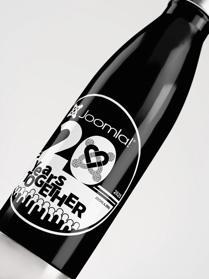 Joomla! 20th Anniversary Edition<br /> — Stainless Steel Water Bottle — product image (2)