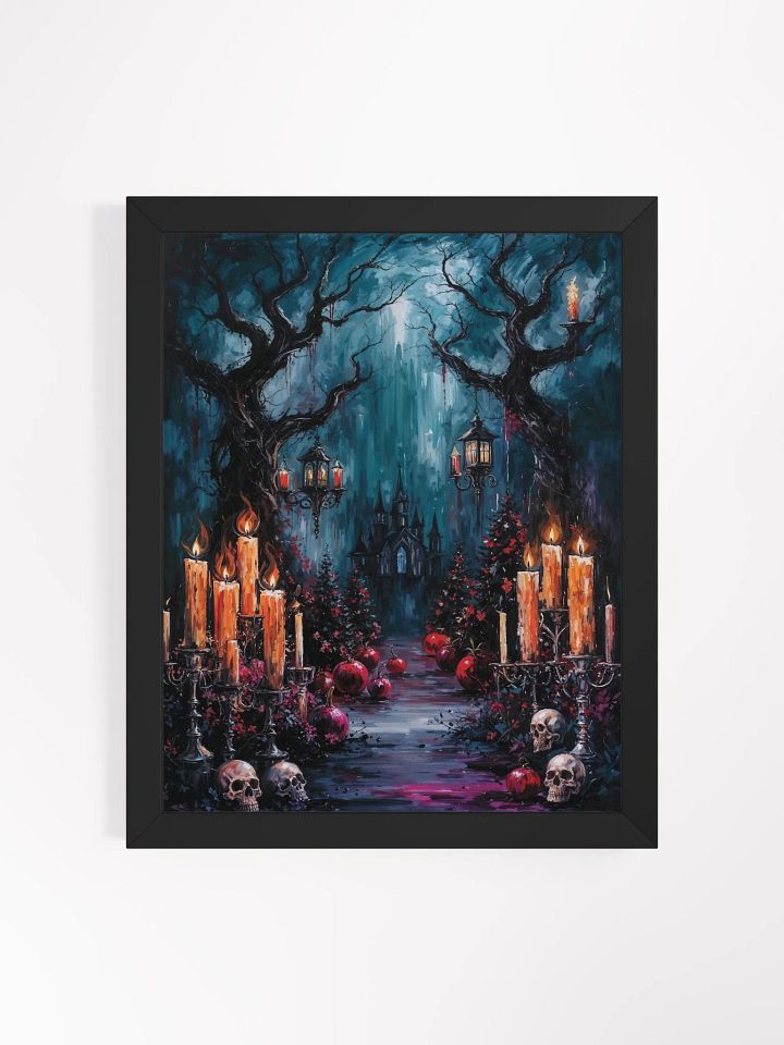 Christmas Gothic Path Framed Poster product image (1)