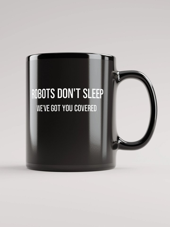 Robots Don't Sleep: Geometric Harmony Mug product image (2)