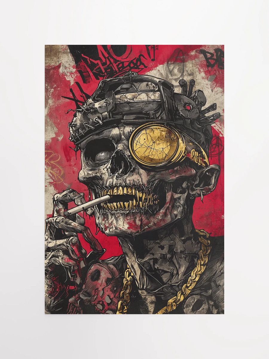 Gritty Punk Skeleton Poster product image (4)