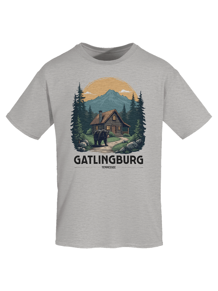 Gatlinburg, Tennessee Cabin in the Mountains Tee product image (1)
