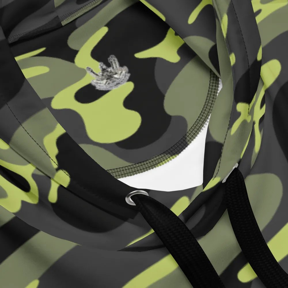 Green Camouflage Westrac tug Hoodie product image (5)