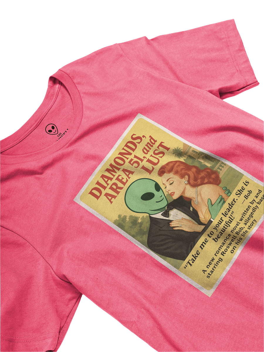 Area 51 Romance Novel Roswell Aliens 1950's Retro Poster Unisex T-Shirt product image (26)