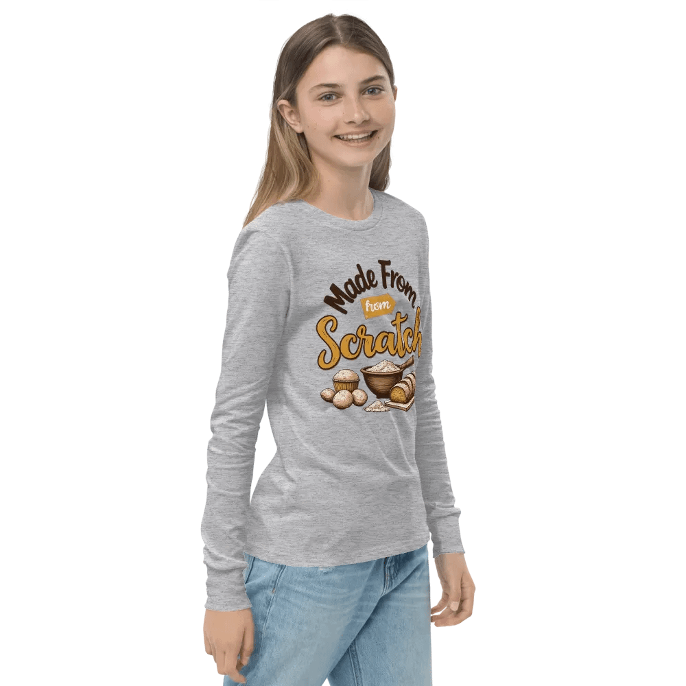 Bake From Scratch Youth Long Sleeve Tee product image (17)
