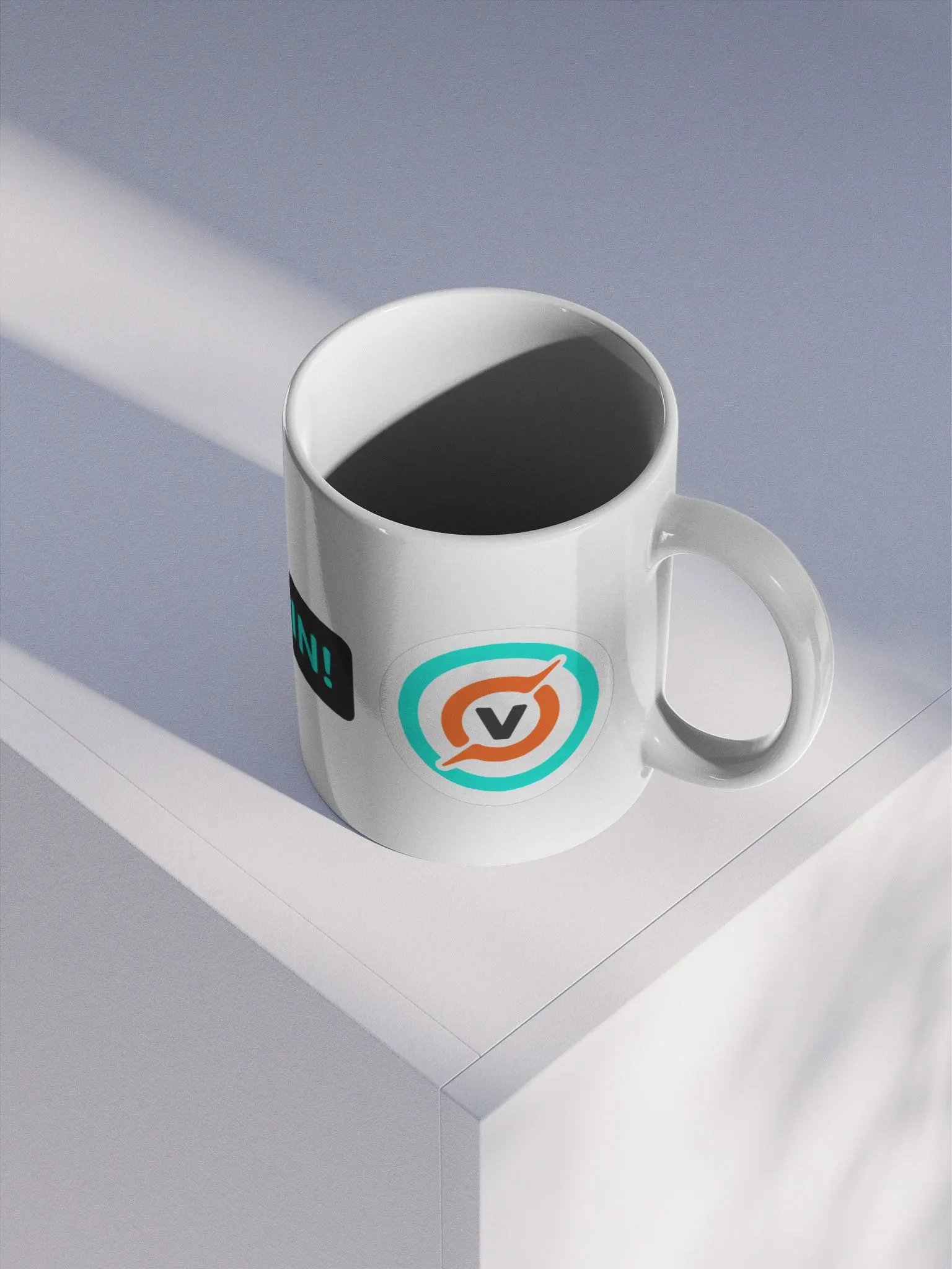 Muggy - Black Background Turquoise Text product image (3)