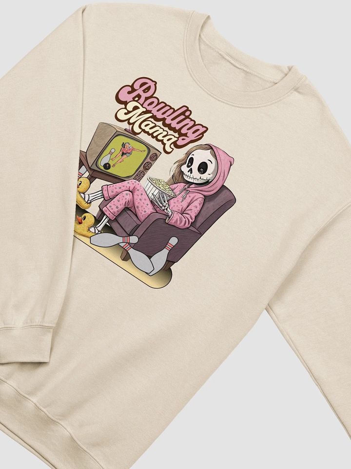 TV Bowling Mama Skeleton Sweatshirt product image (2)