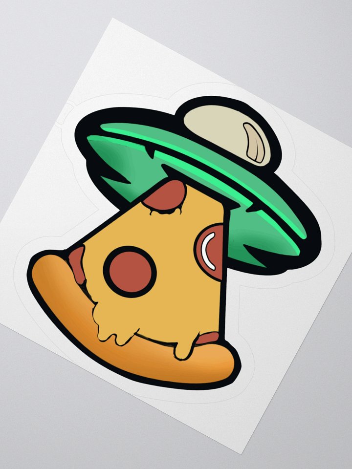 Alien Pizza Sticker product image (2)