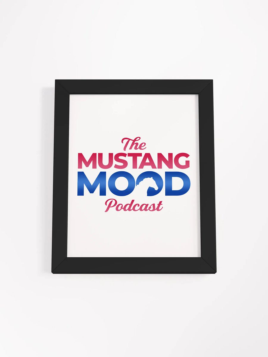 The Mustang Mood Framed Poster product image (13)