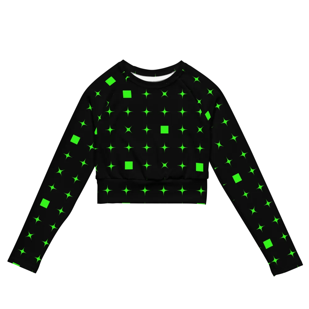 Midnight Galaxy Cropped Rash Guard product image (4)