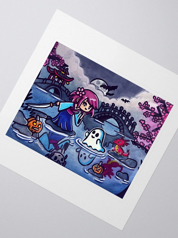 Mystical River Reflections Sticker product image (2)