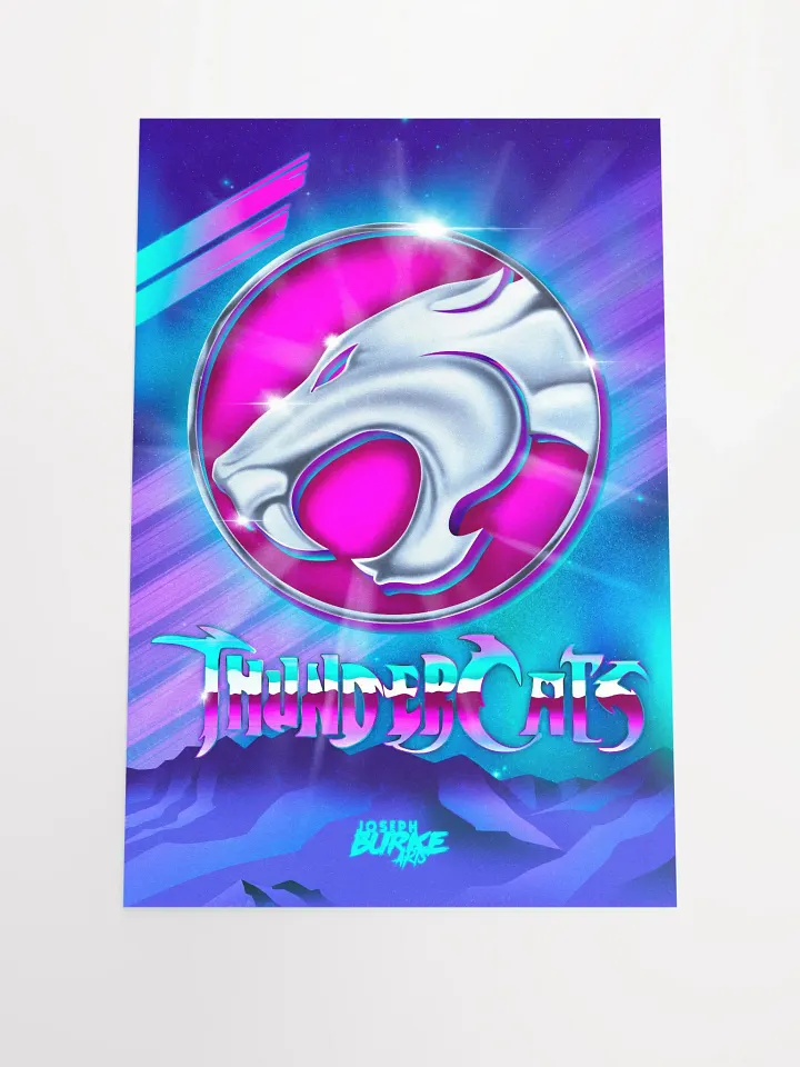 Neon Thundercats HO! 12x18 Fine Art Print product image (1)
