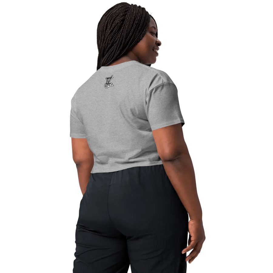 Standing Girl Bear AS Color Women's Crop Top product image (3)