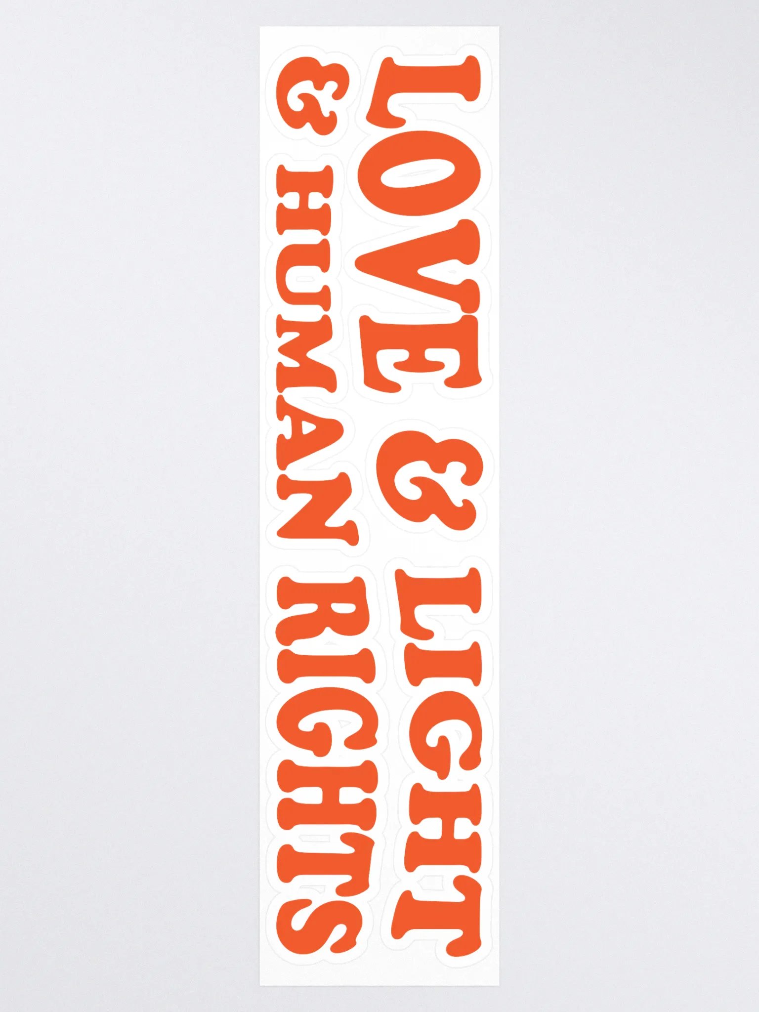 Love, Light & Human Rights Sticker product image (3)
