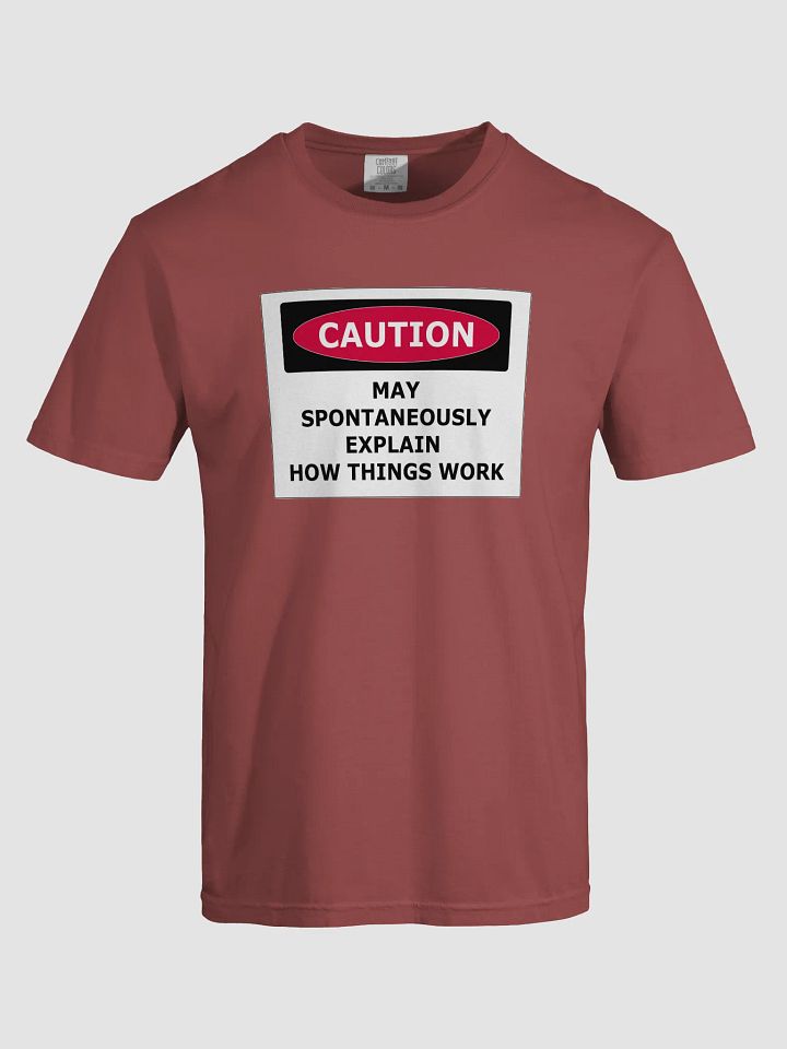 CAUTION spontaneous T-shirt product image (1)