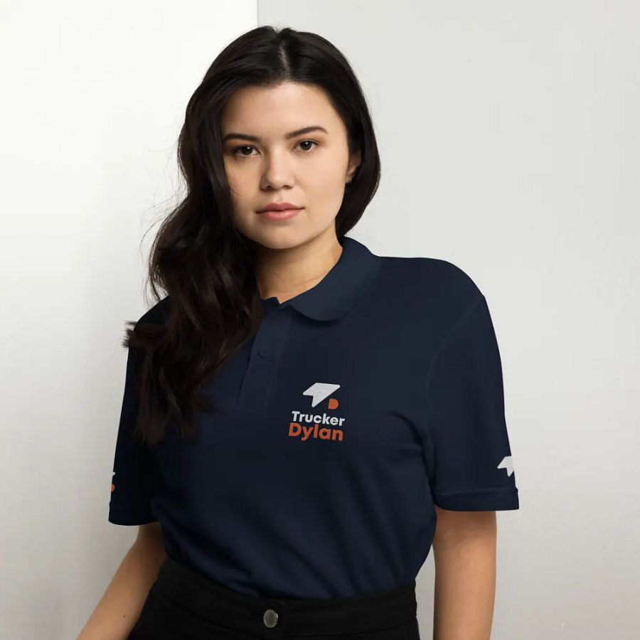 First Edition: Unisex Polo with Vertical TD Logo product image (7)