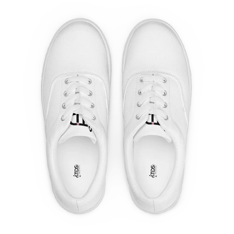 TDS Music Women's White Athletic Shoes: Comfortable Flyknit Sneakers for Everyday Wear product image (4)