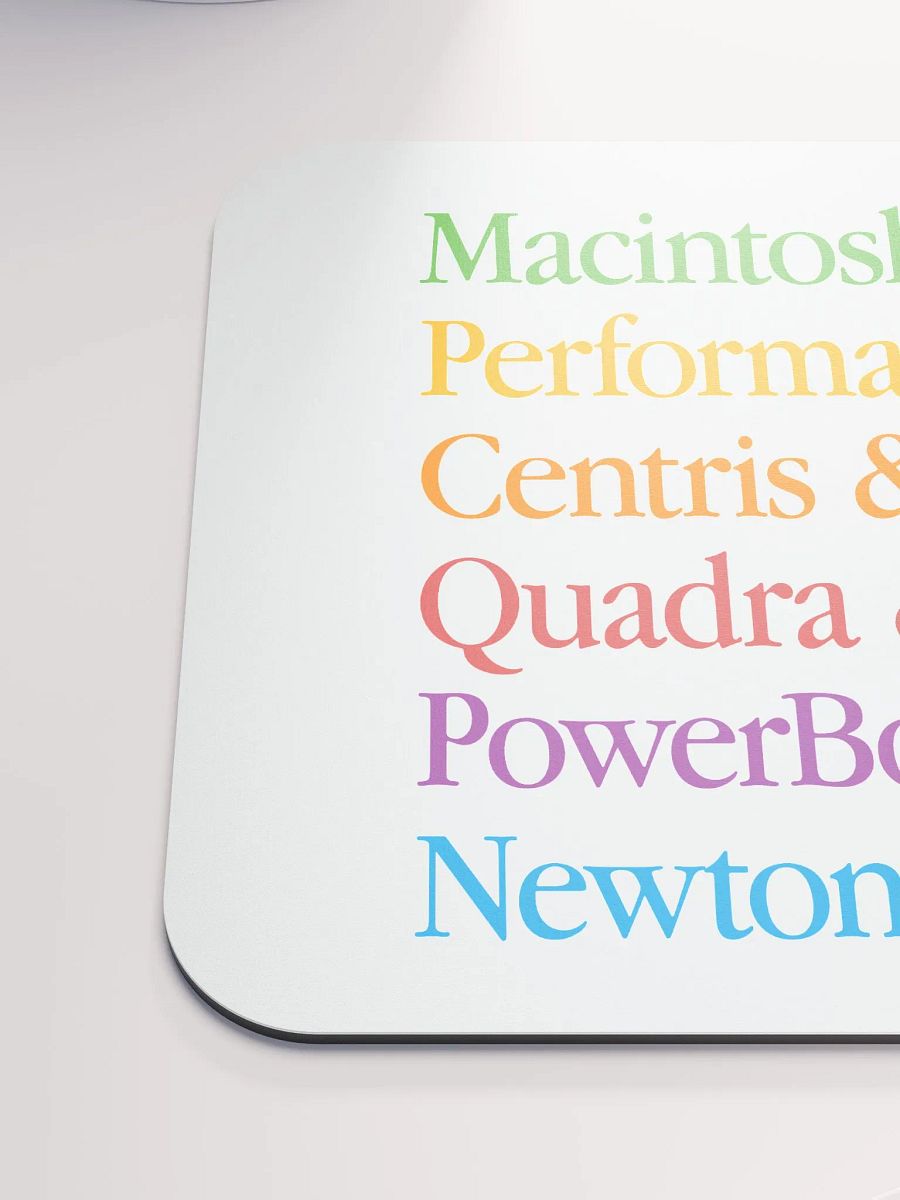 1993 Lineup White Mouse Pad product image (6)