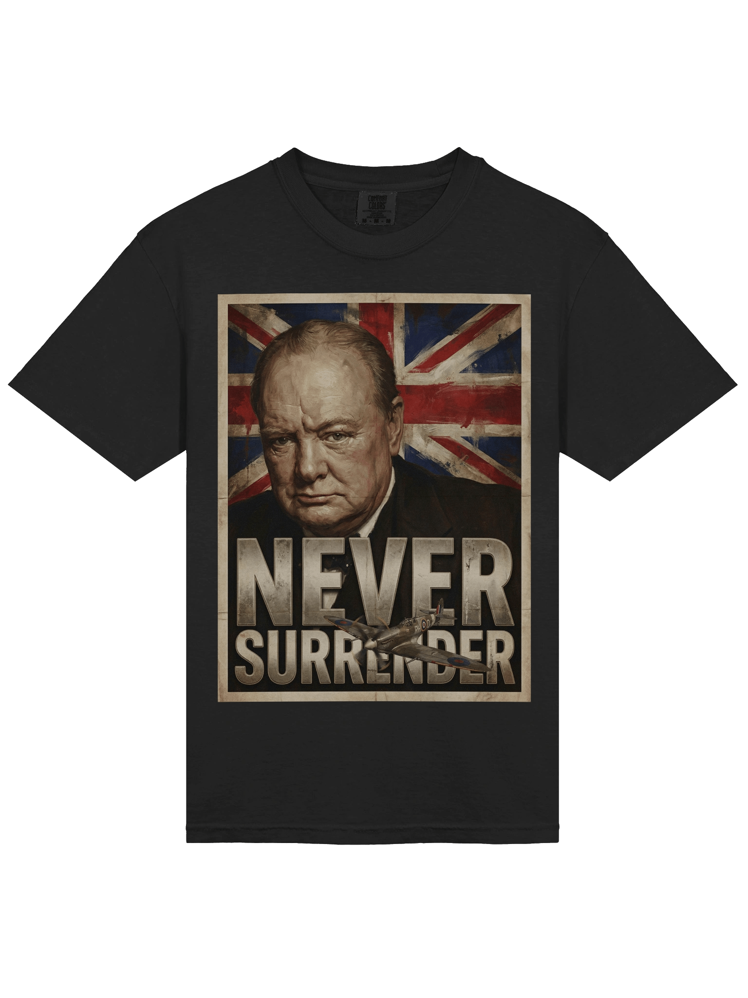 Never Surrender Winston Churchill T-Shirt product image (24)