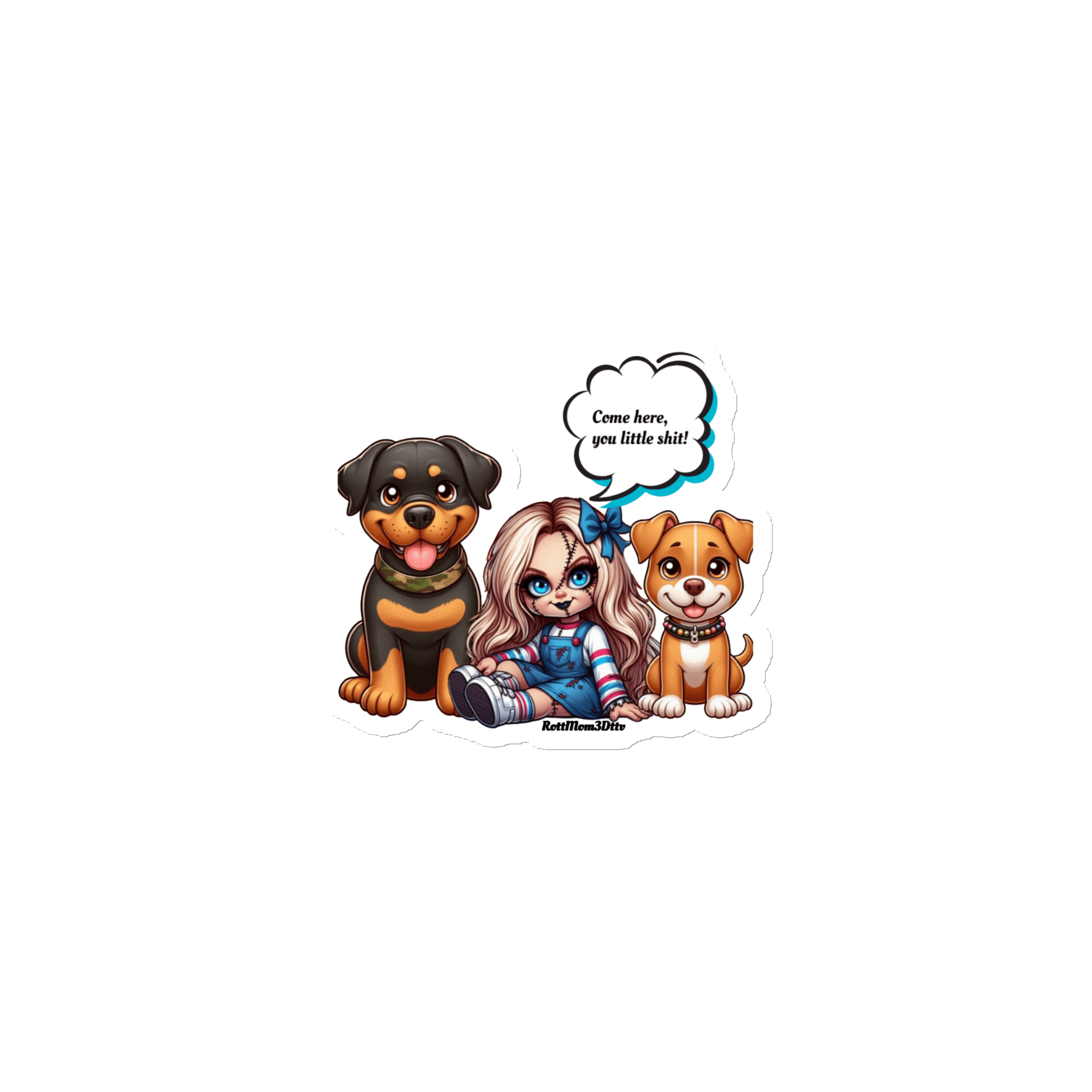 Lil Sh*t Die-Cut Magnets product image (1)