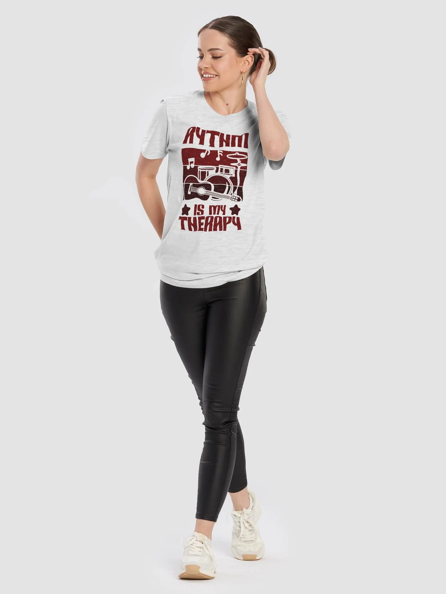 Rhythm Is My Therapy T-Shirt – Perfect Gift for Music Lovers and Musicians product image (10)