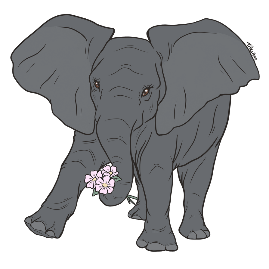 Elephant Calf - Sticker product image (1)