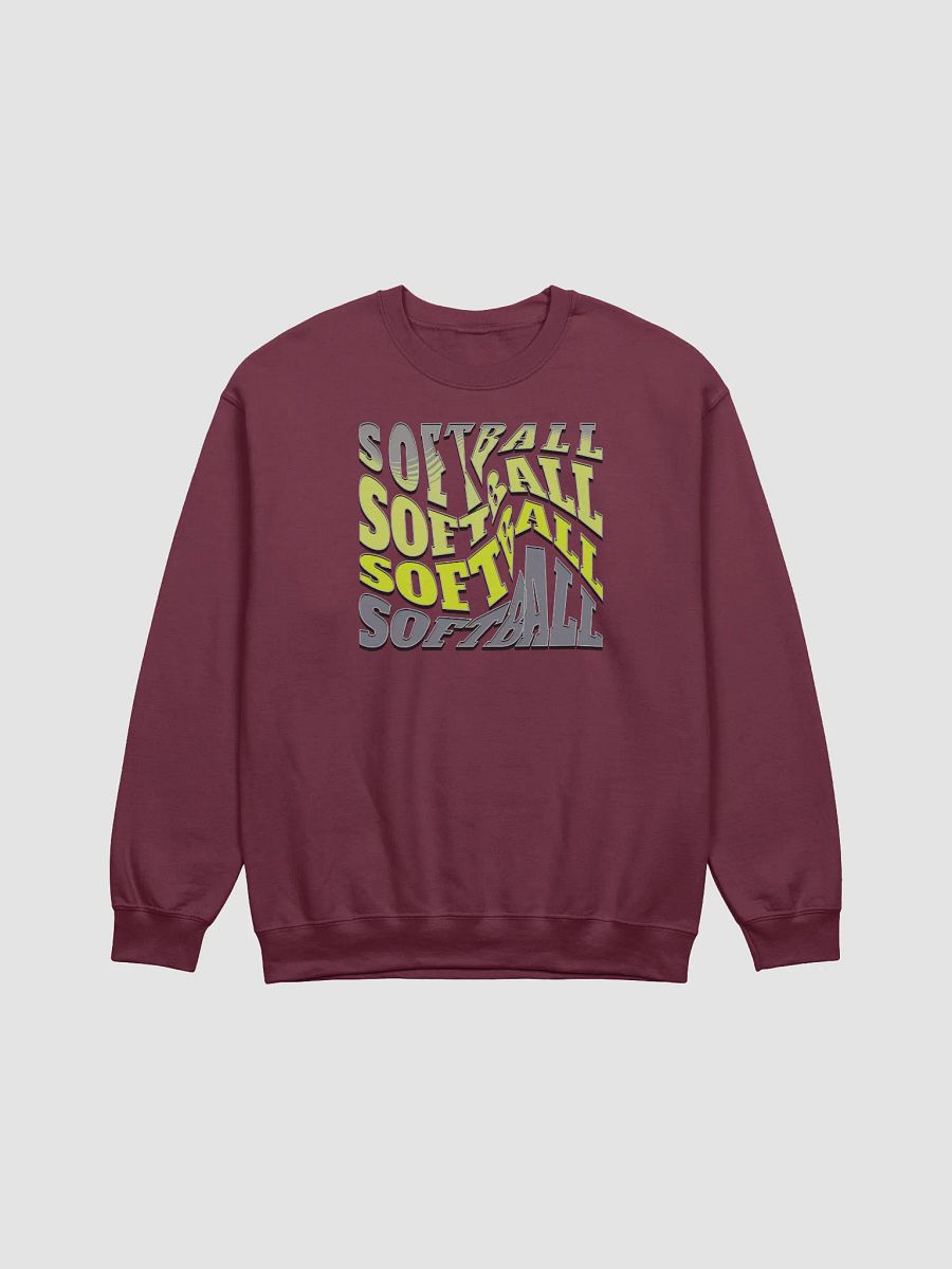 Swirl Softball Chaos Crewneck Sweatshirt product image (5)