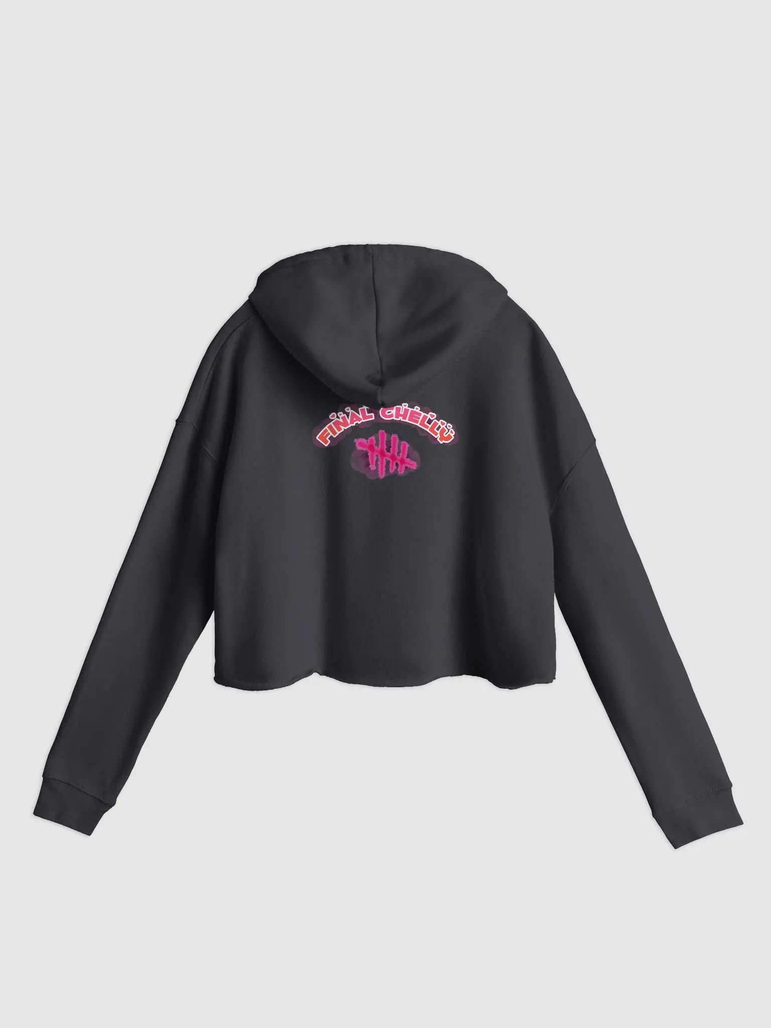 GENUSSY Womens Crop Top Printed Hoodie product image (10)