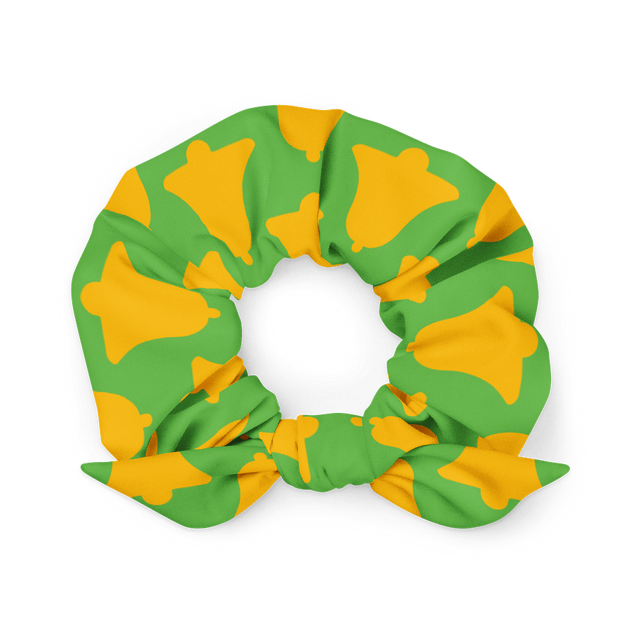 Sustainable Yellow Bell All-Over Scrunchie product image (1)
