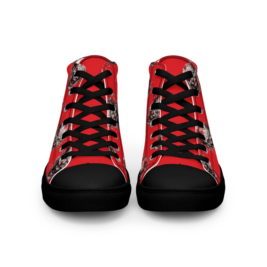 Menacing Clown High Top Canvas Shoes product image (8)