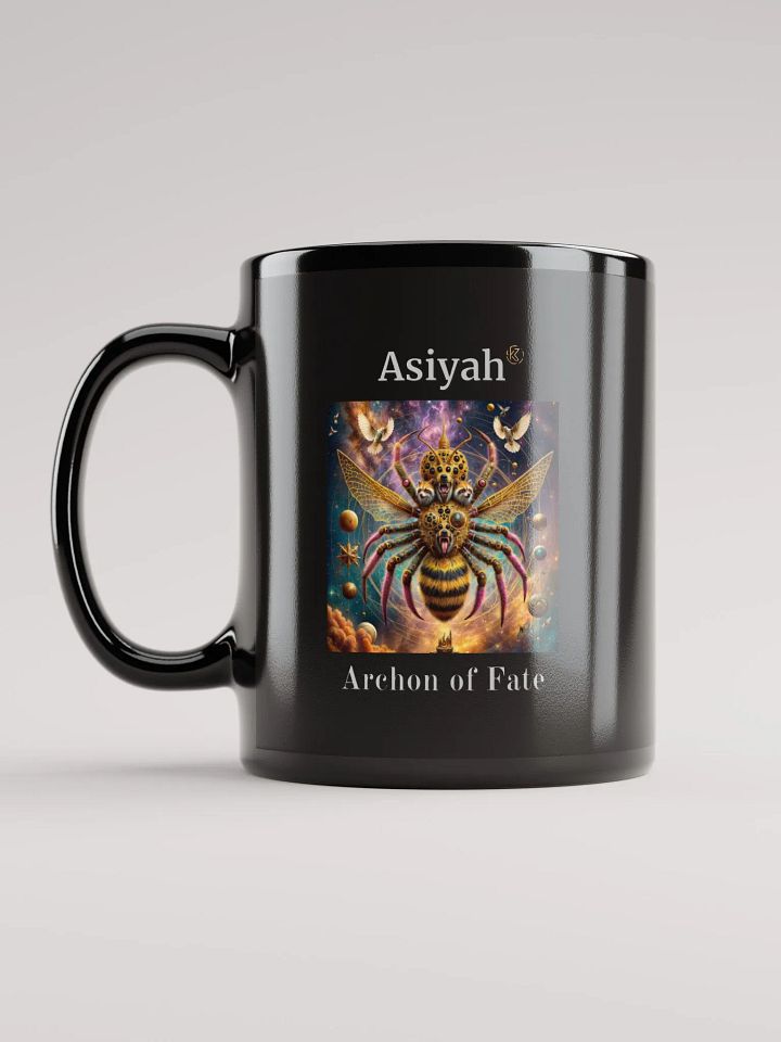 Supernal Asiyah | Black Glossy Mug product image (2)