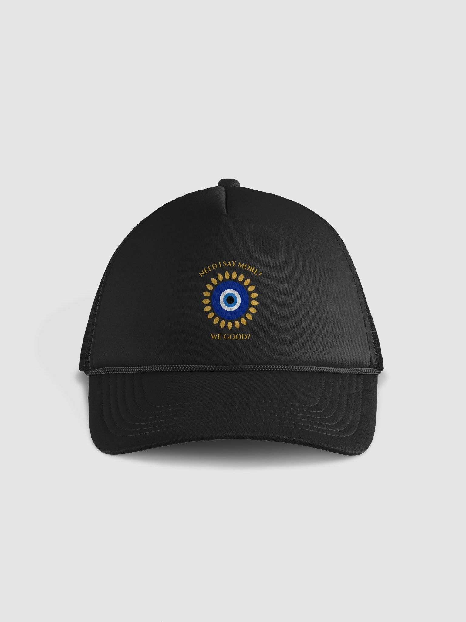 Evil Eye Foam Trucker Hat product image (1)