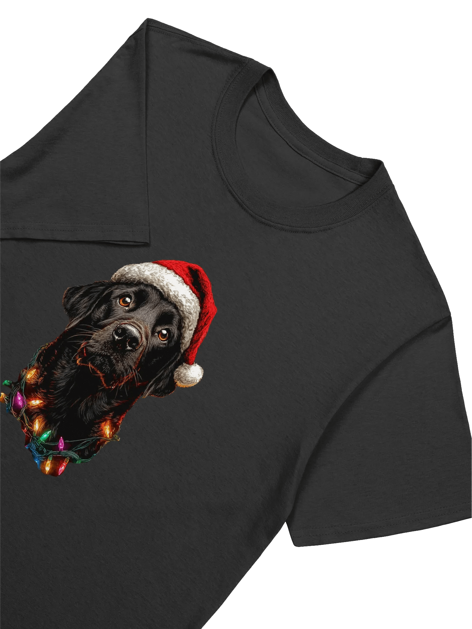 Black Lab Dog Unisex Christmas T-Shirt product image (20)