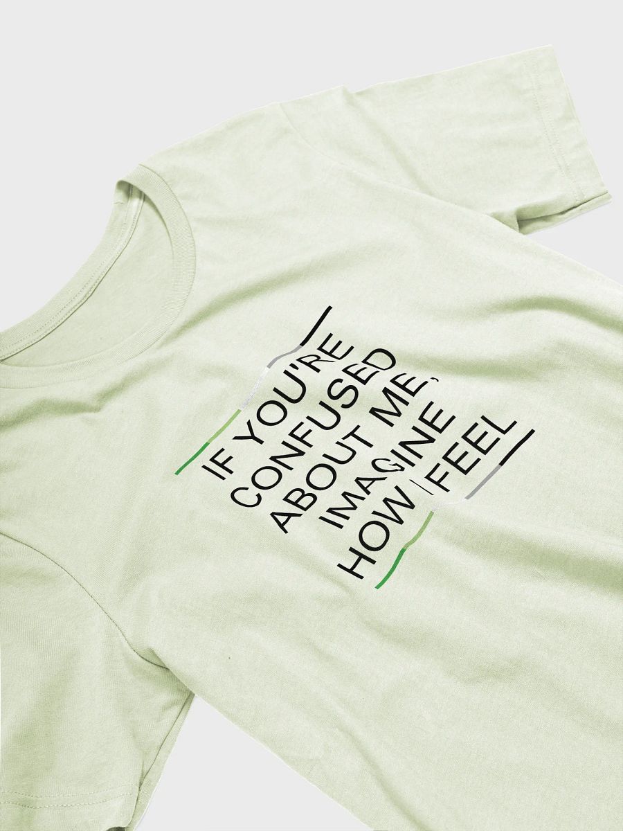 confused aromantic t-shirt product image (3)