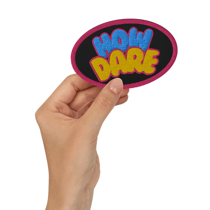 How Dare Patch Oval product image (3)
