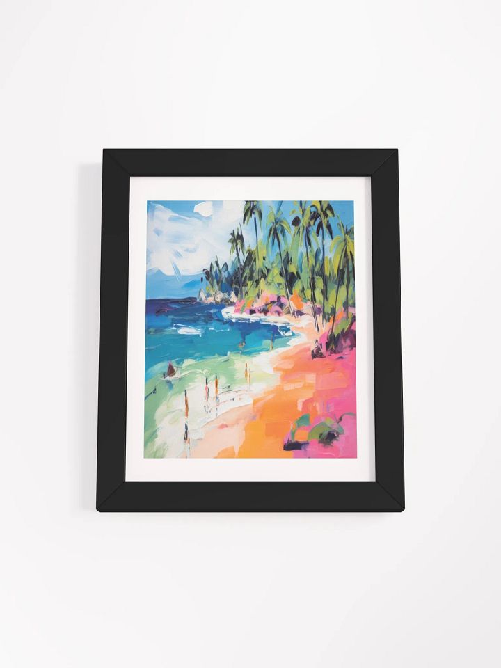 Tropical Bliss Framed Matte Poster product image (1)