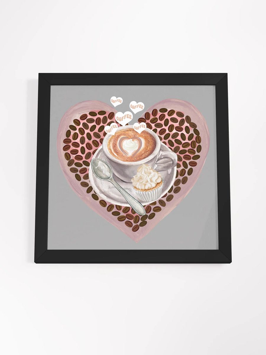 Heartfelt Coffee Bliss Framed Poster product image (7)