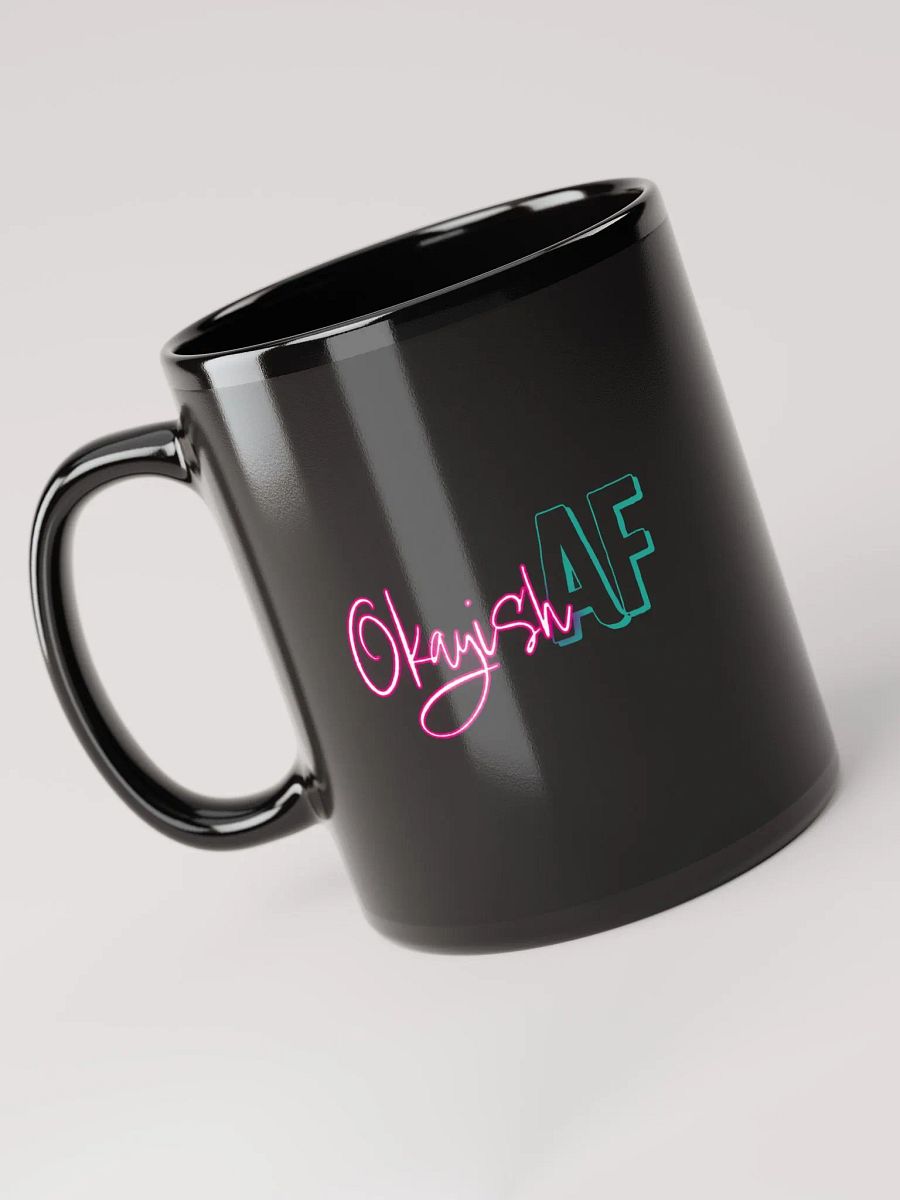 OkayishAF 11oz Black Mug - High Five product image (3)