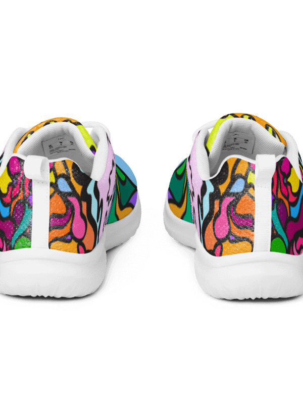 Energize Your Stride: Vibrant Women's Athletic Shoes - Wave at Sunset product image (4)