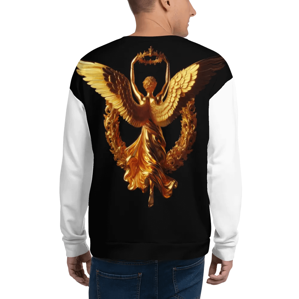 A Golden Angel and Cross - Unisex Sweatshirt #4 product image (4)